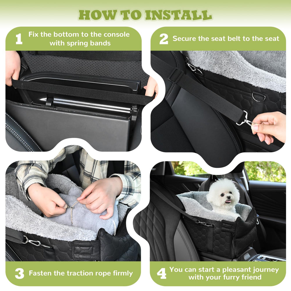 AtawLege bottom strap attachment shows snug fit to the center console.