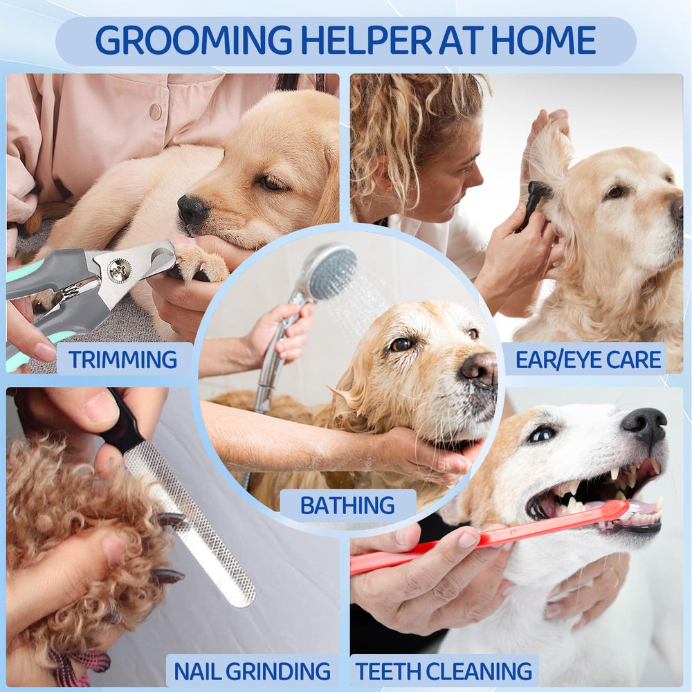 ATESON soft double-layer fabric and 3D mesh reduce friction for comfortable grooming
