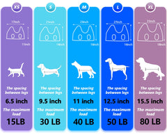 ATESON pet grooming hammock harness XS dogs demonstrates compact, safe restraint during grooming.