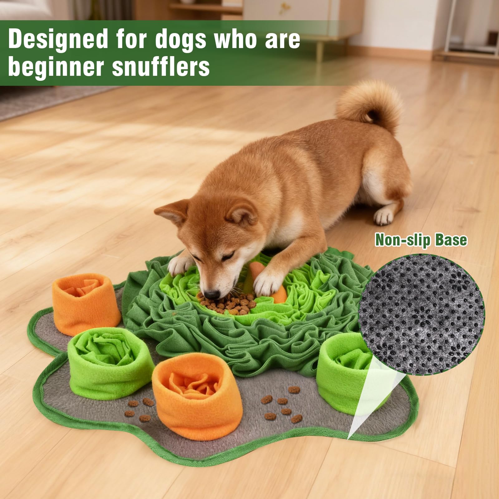 Atiansen Snuffle Mat indoor and outdoor use supports versatile enrichment