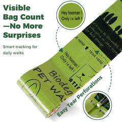 ATIFBOP leak-proof dog poop bags demonstrated for reliable containment