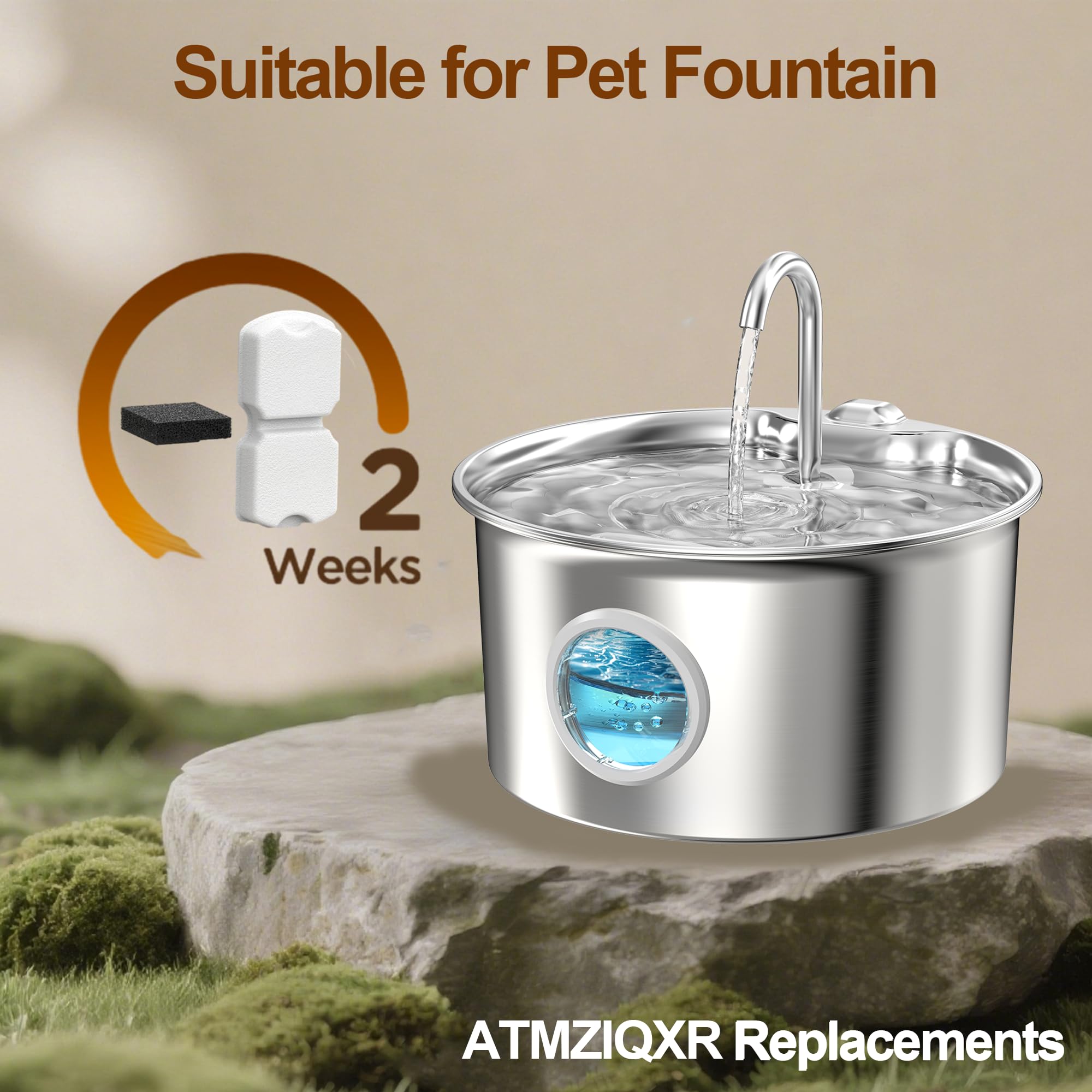 ATMZIQXR carbon filter closeup highlights odor neutralization.