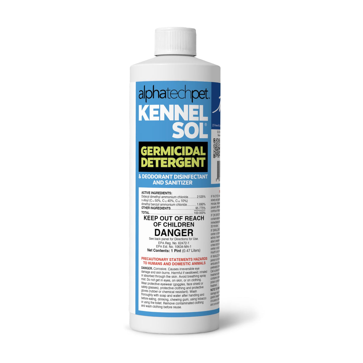 ATP KennelSol bottle-pour for easy, mess-free cleaning and deodorizing.