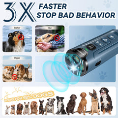 ATVIOO dog anti-barking device 50ft range demonstration