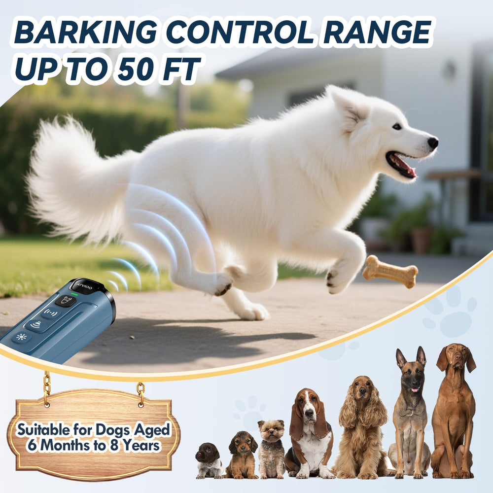 ATVIOO night use with flashlight on dog anti-barking device