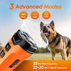 ATVIOO Dog Bark Deterrent Device three x sonic emitters for broader coverage