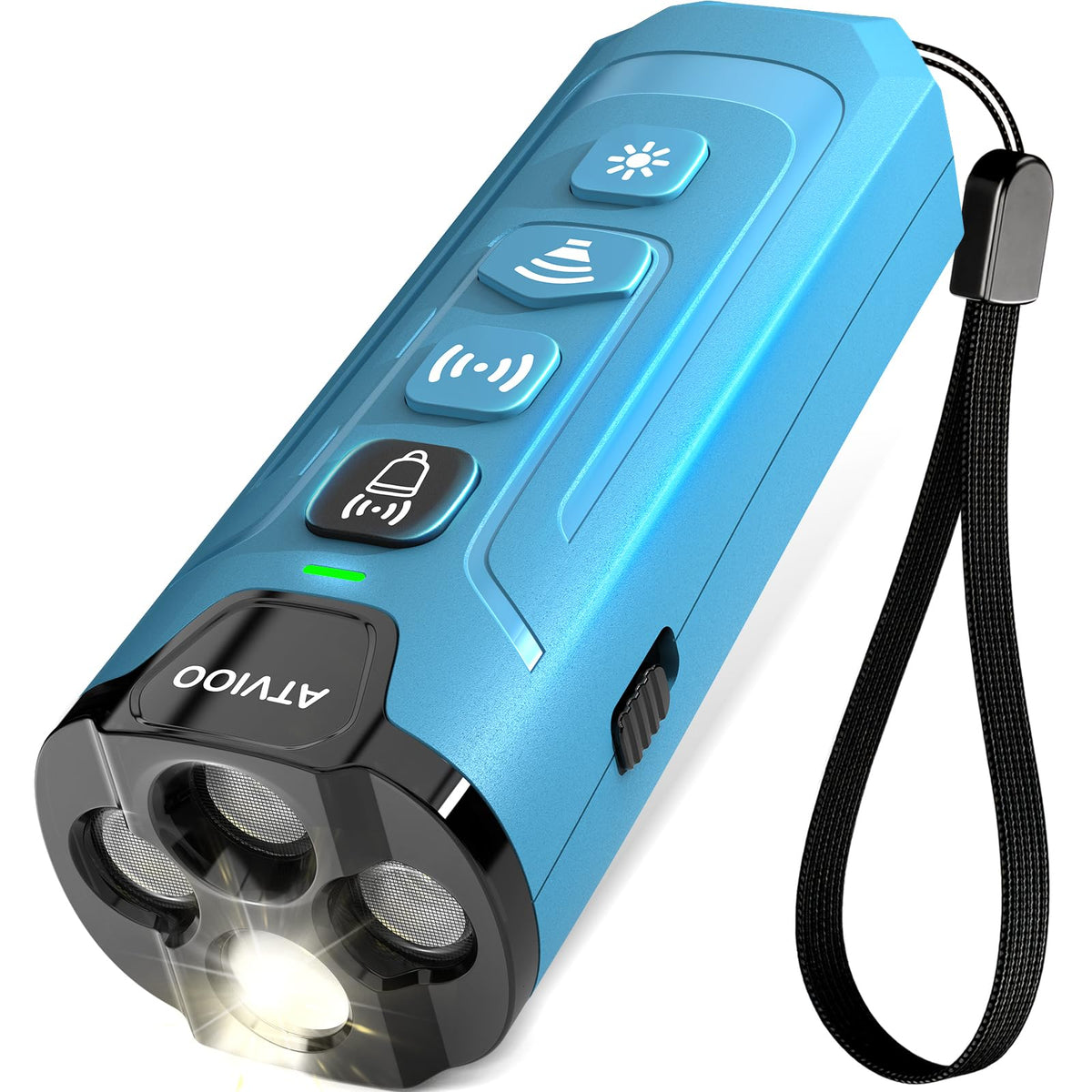 ATVIOO stop dog barking device with 3x emitters for faster humane correction during walks