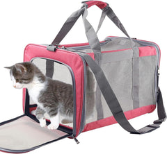 Atvobiy cat carrier includes side pockets for snacks and essentials
