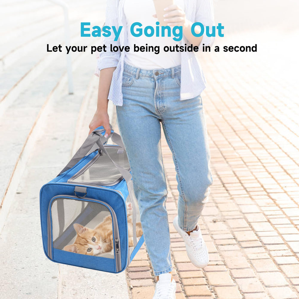 Atvobiy carrier collapsed flat for compact storage