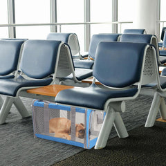 Atvobiy carrier with ventilated mesh sides for breathable travel