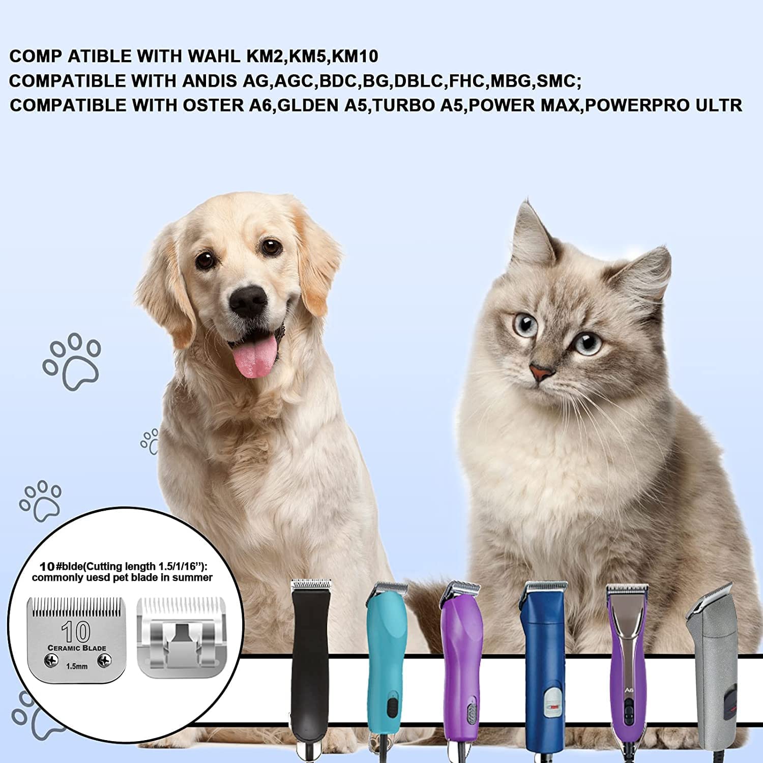 Audoc blade delivers quieter operation during pet grooming sessions