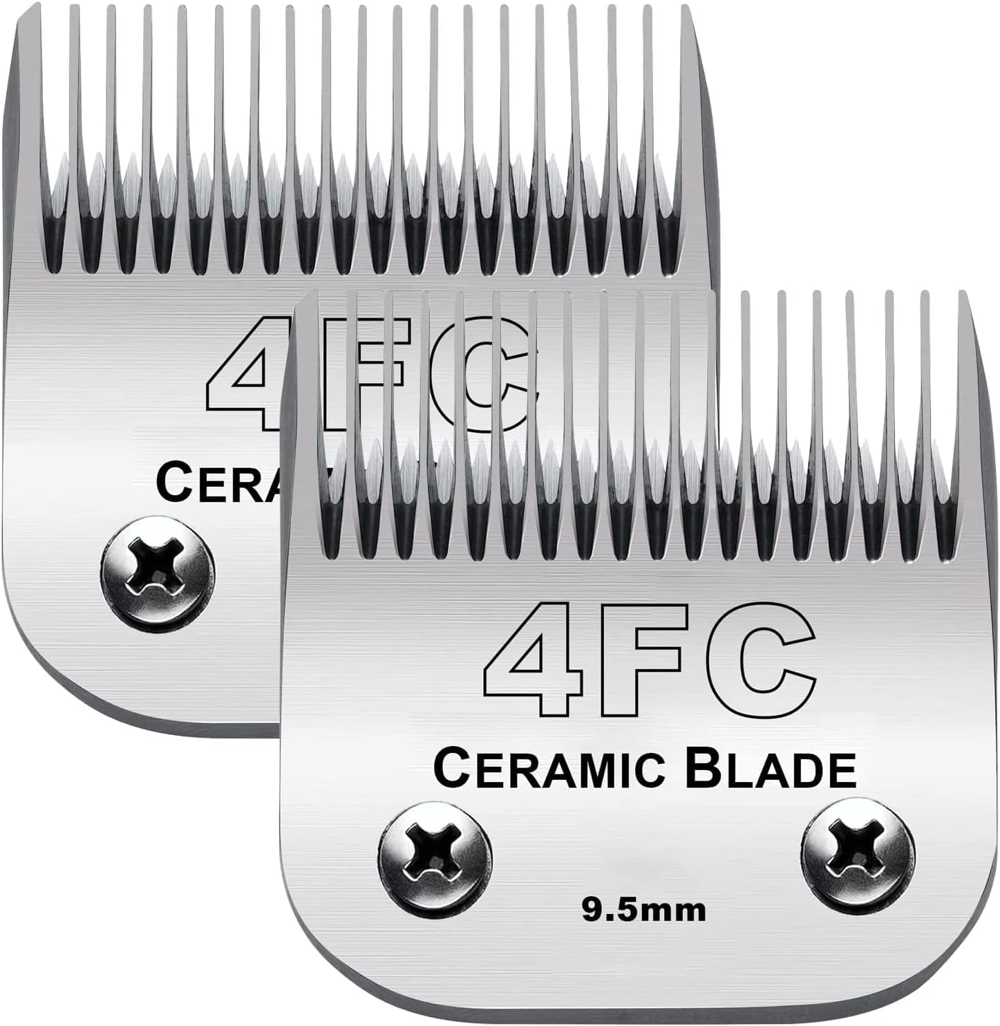 Audoc 2PC 4FC blade for dog clipper ceramic-stainless, smooth cooling grooming