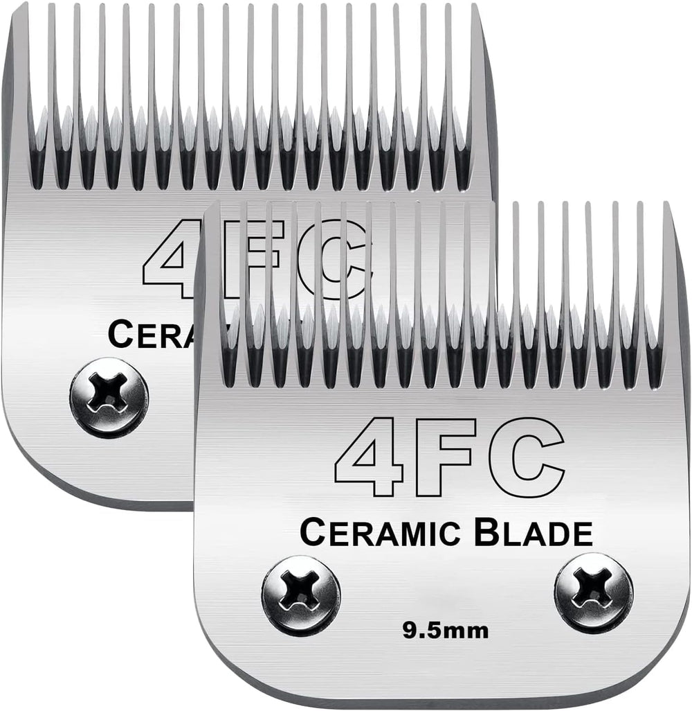 Audoc 2PC 4FC blade for dog clipper ceramic-stainless, smooth cooling grooming