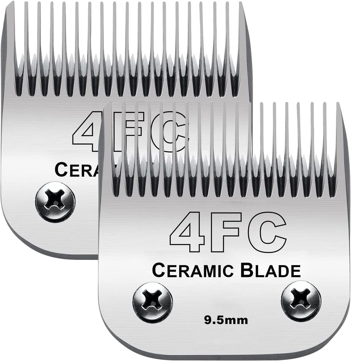 Audoc 2PC 4FC blade for dog clipper ceramic-stainless, smooth cooling grooming
