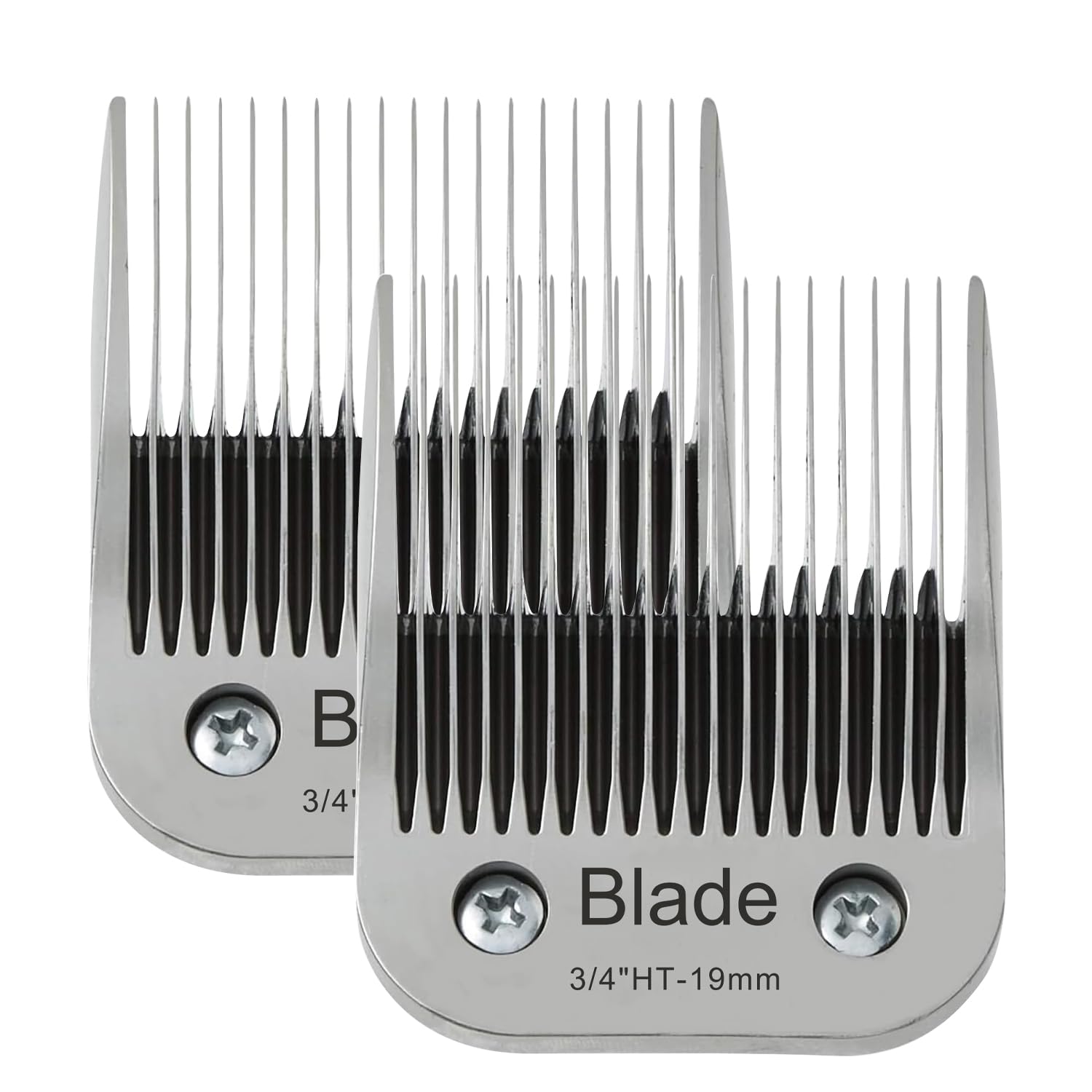 Audoc blades pack with two 3/4 inch blades for precise dog grooming