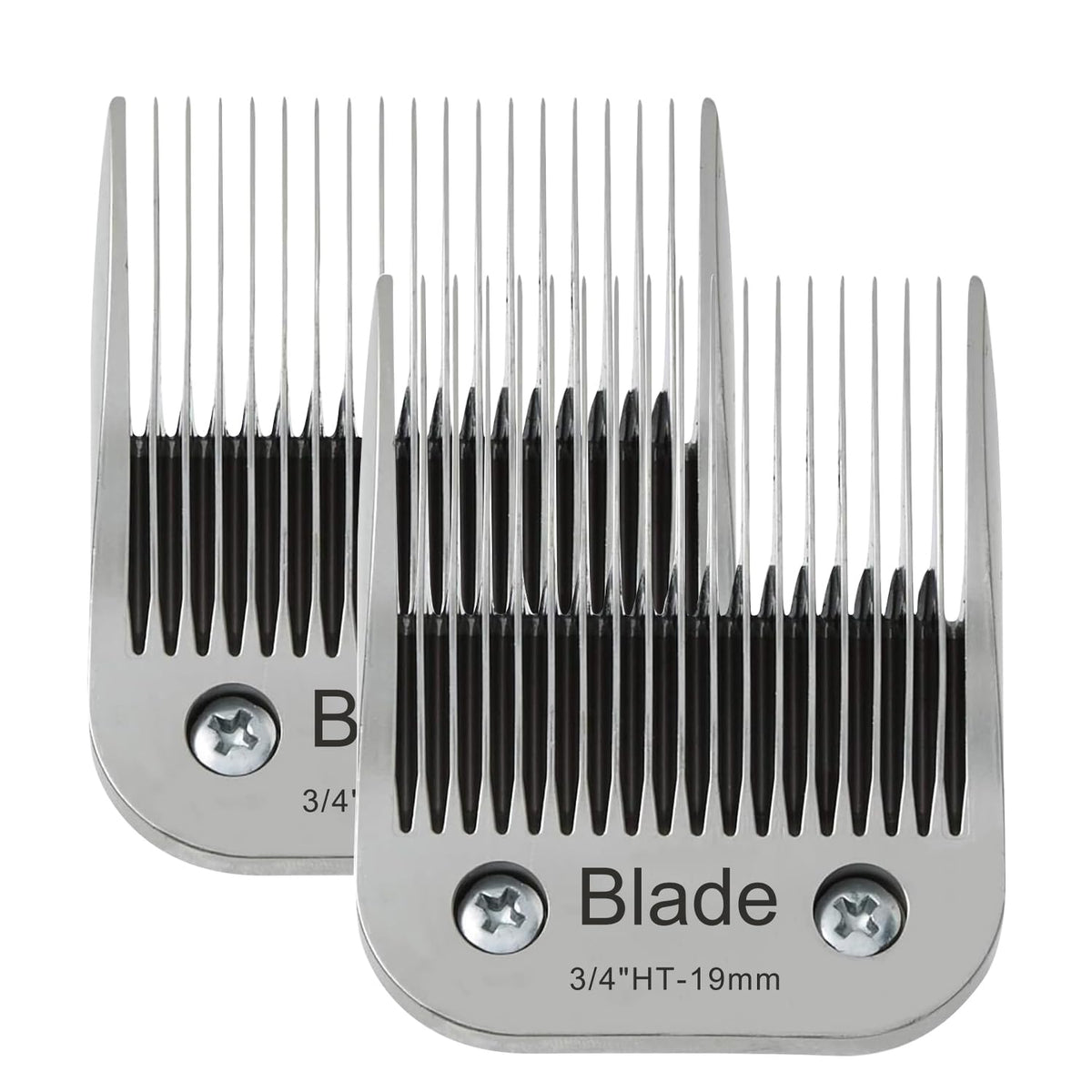 Audoc blades pack with two 3/4 inch blades for precise dog grooming