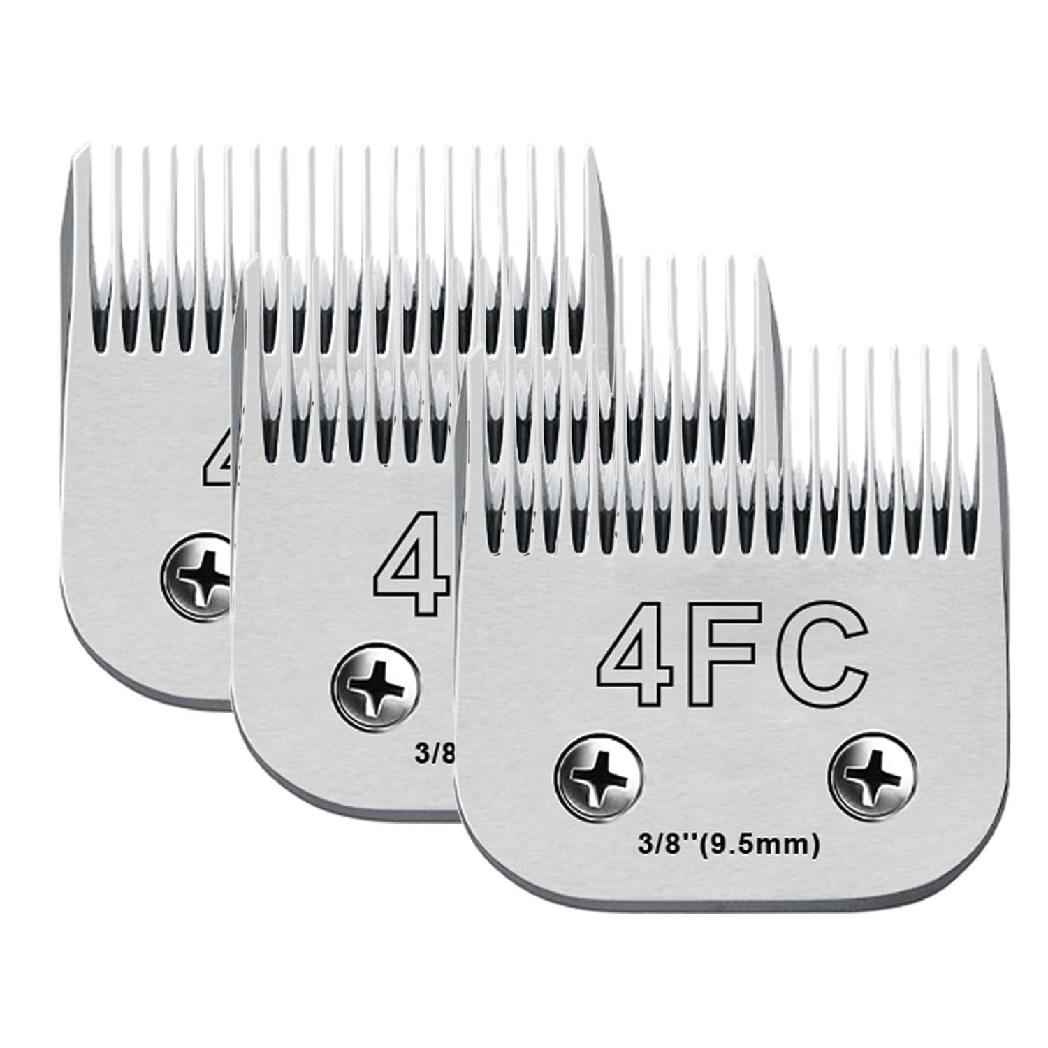 Audoc 3Pack 4FC blades with 9.5mm cut length for precise body grooming.