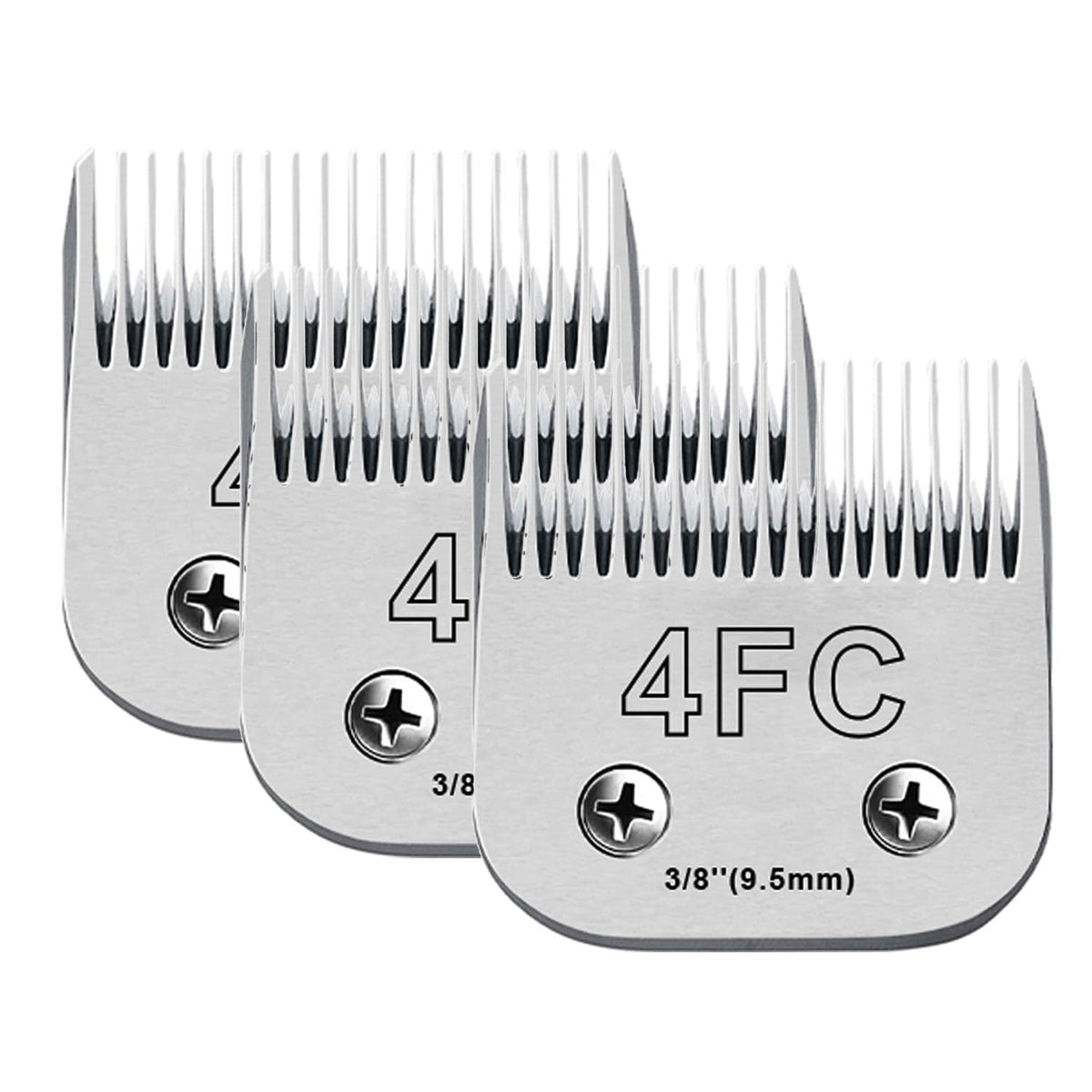 Audoc 3Pack 4FC blades with 9.5mm cut length for precise body grooming.