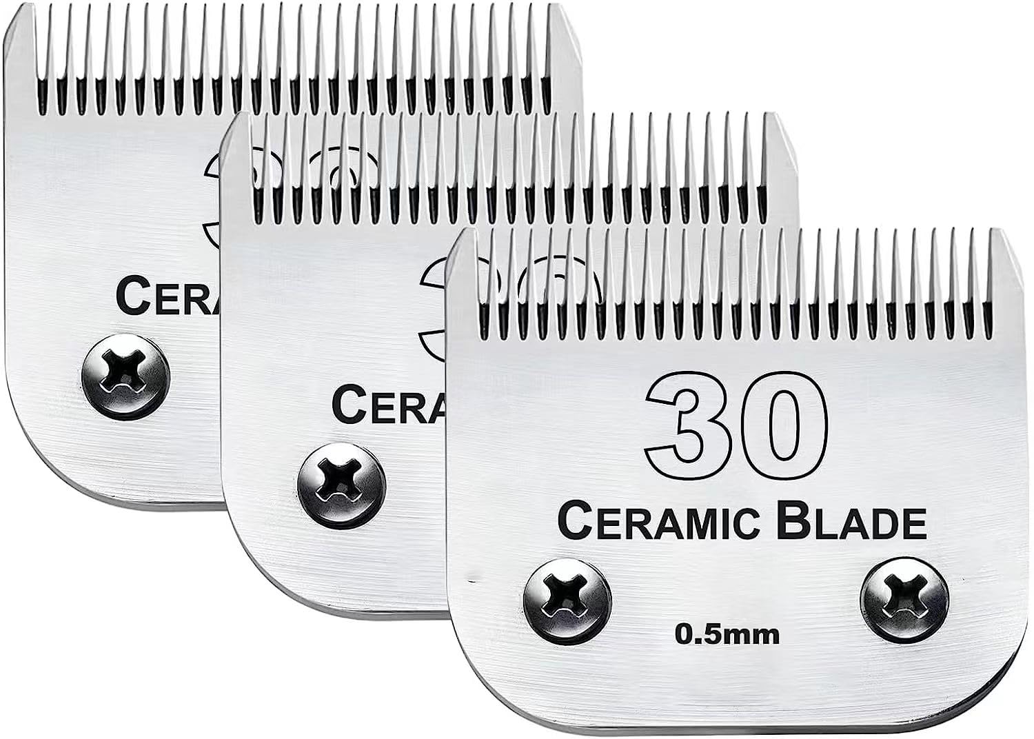 Audoc 3-piece blades dog grooming pack ready for precise trimming