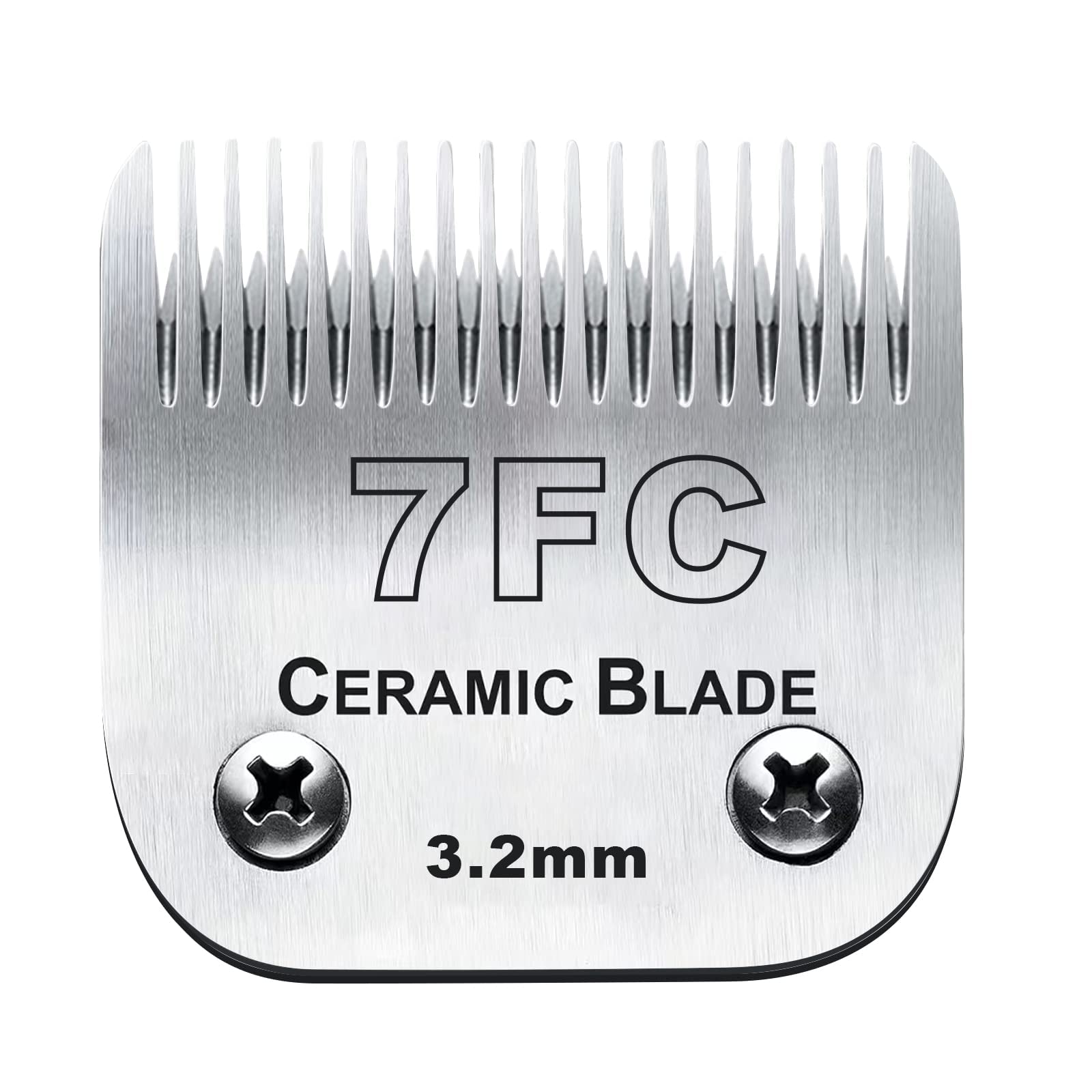 Audoc 7FC blade close-up showing ceramic and stainless steel construction for durable cutting