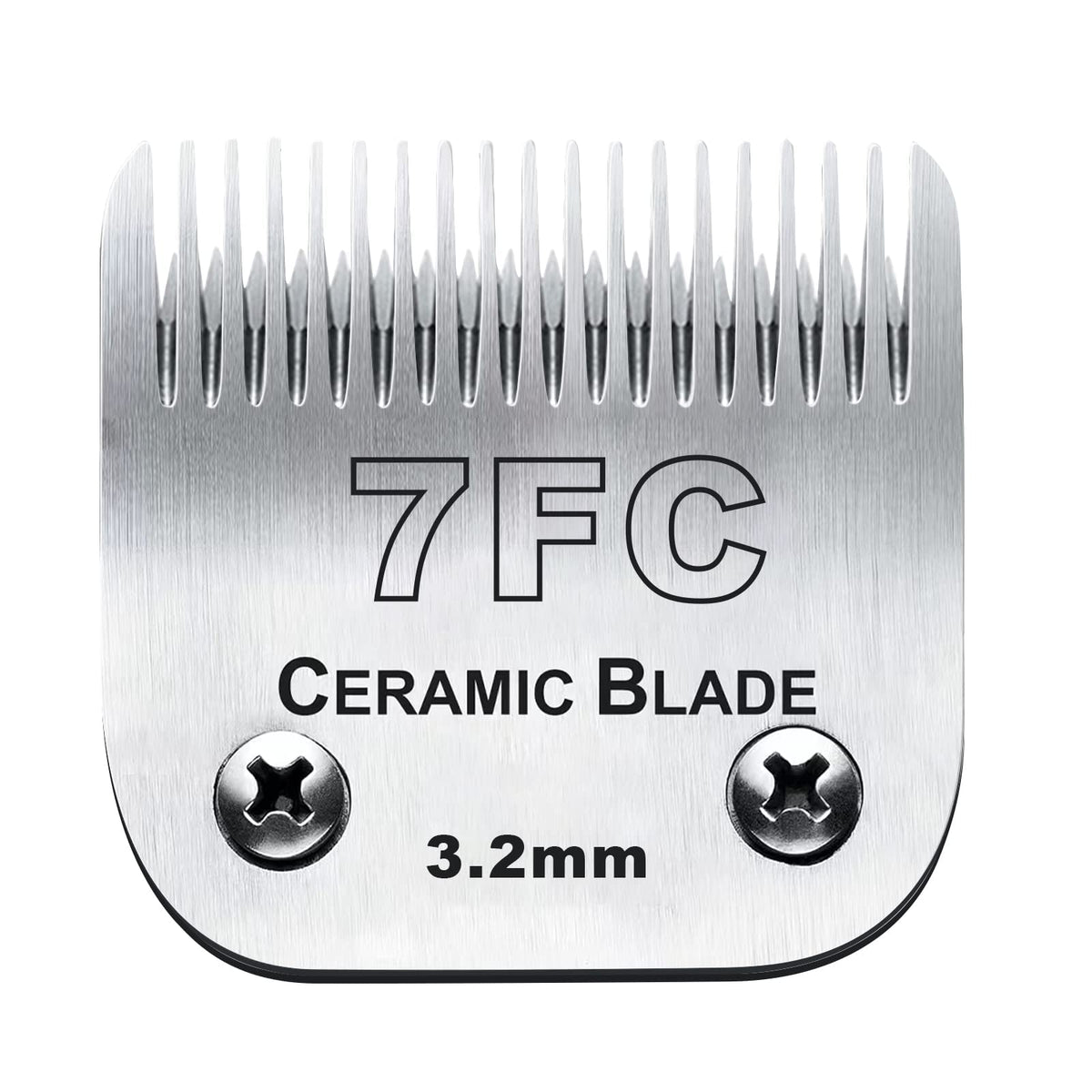 Audoc 7FC blade close-up showing ceramic and stainless steel construction for durable cutting