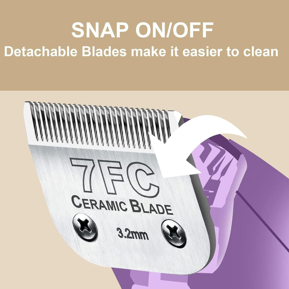 Audoc blade with ceramic-titanium coating for durability