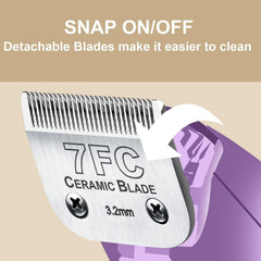 Audoc blade with ceramic-titanium coating for durability