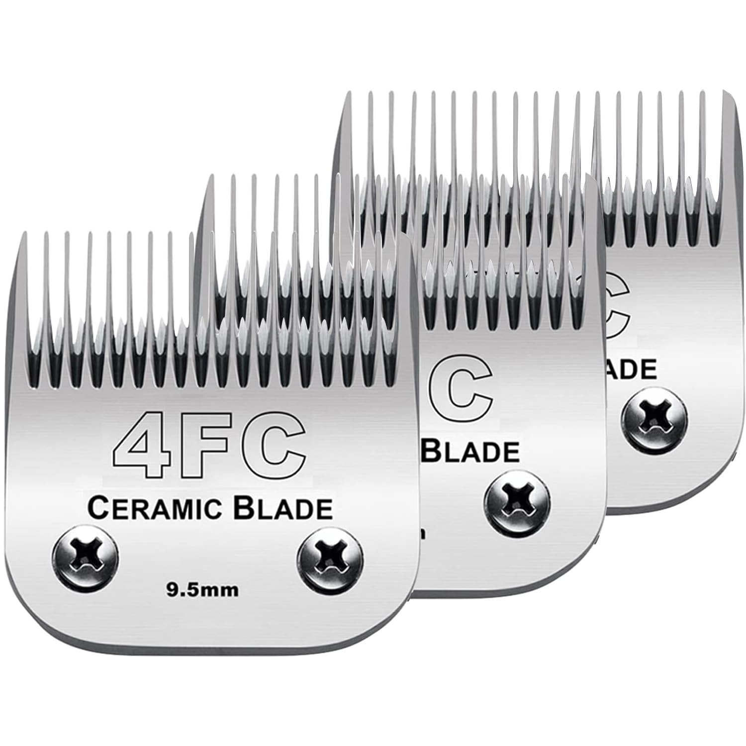 Audoc clipper blades 4FC ceramic-stainless deliver smooth, cooler grooming sessions.