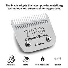 Audoc compatibility with Andis, Oster, Wahl clipper models shown for versatile replacements.