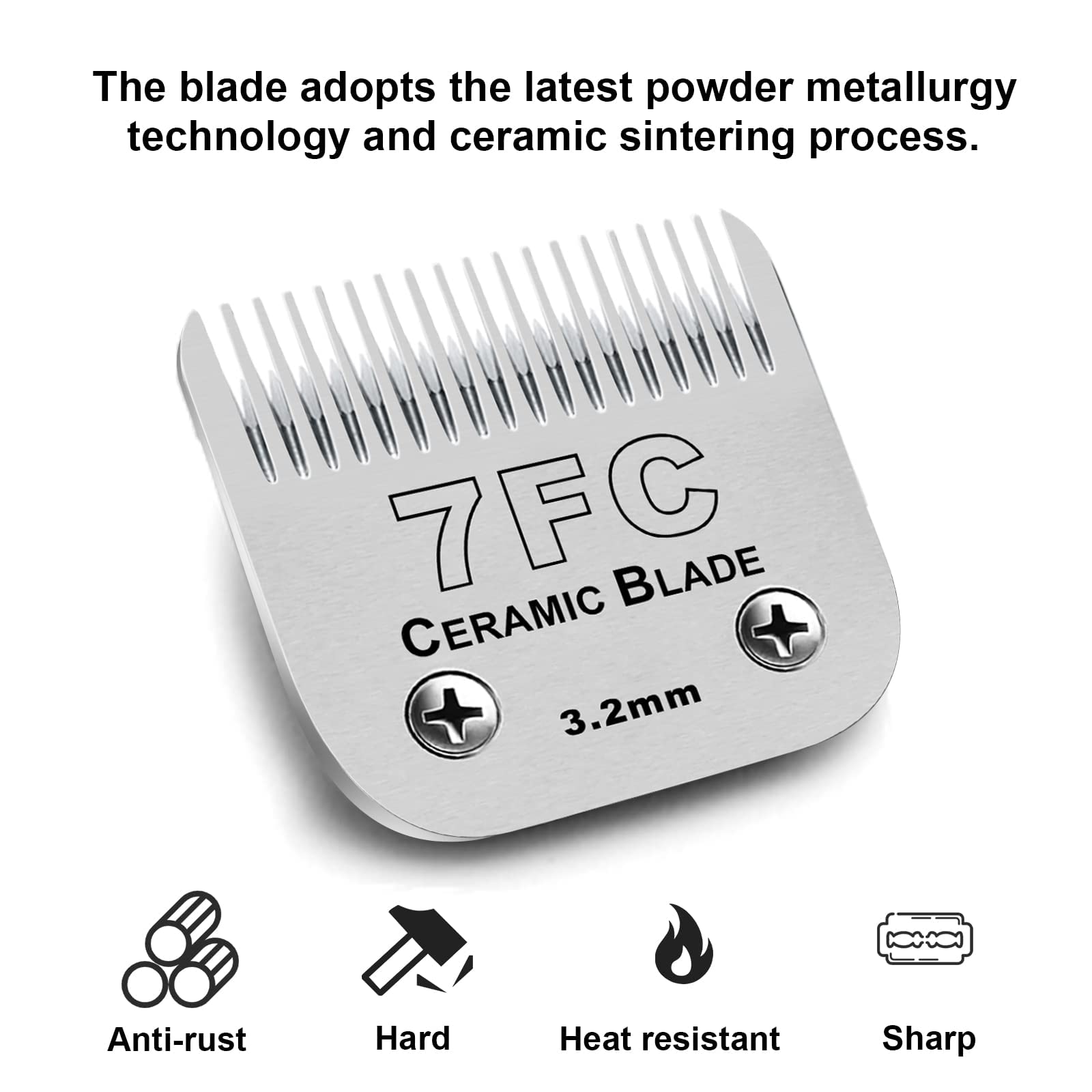 Audoc dog grooming clipper blade model-fit demonstrates compatibility with common clippers.