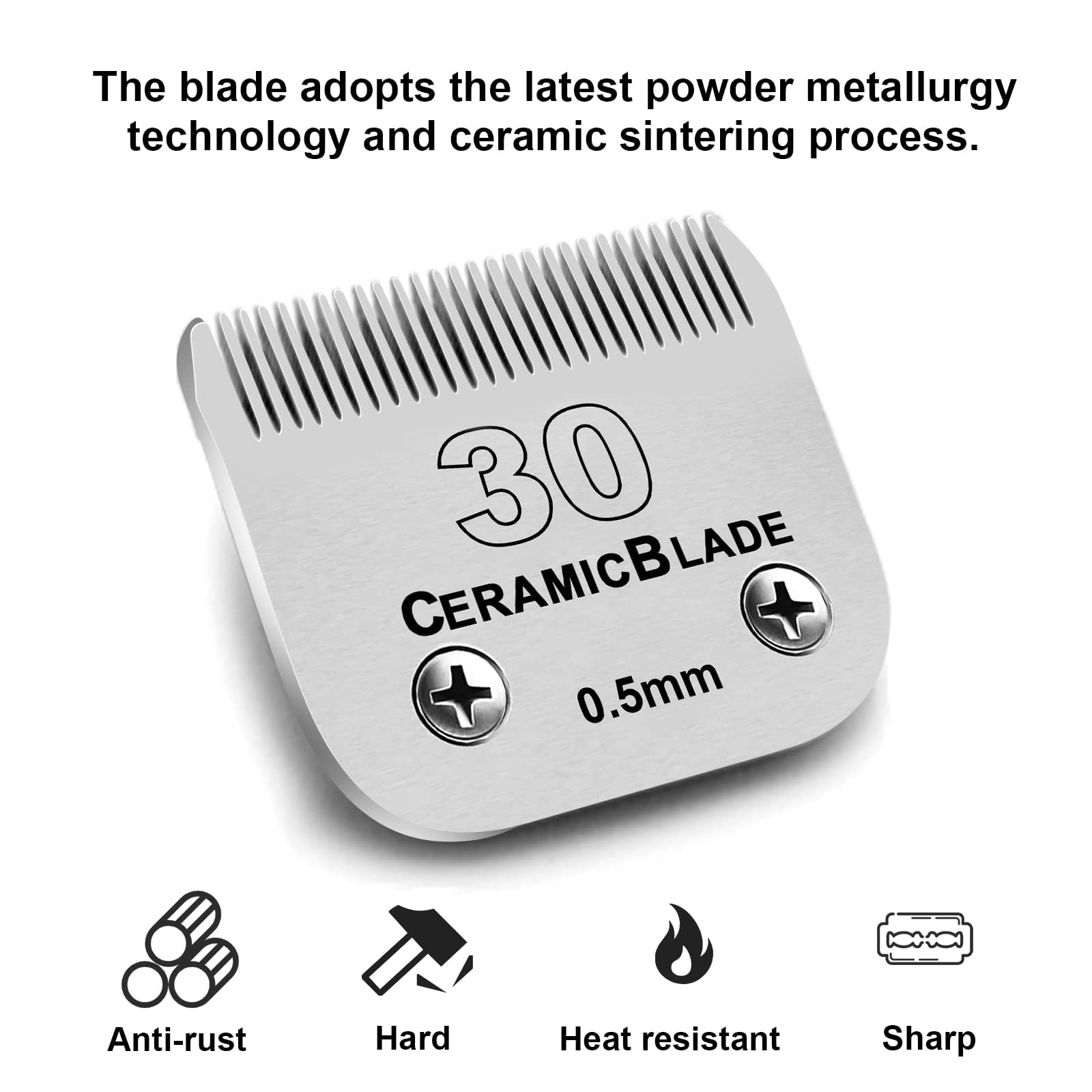 Audoc blade demonstrates heat-resistant, cooler cutting during grooming