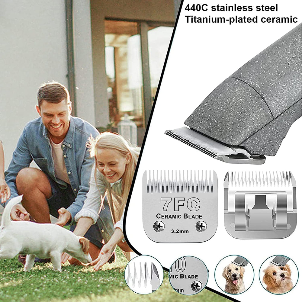 Audoc heat-resistant blade design for cooler grooming sessions