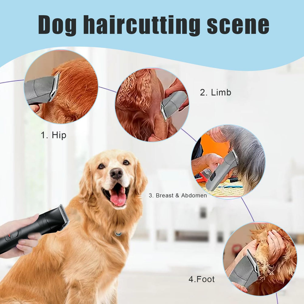 Audoc blades with polished, skin-friendly edges for comfortable grooming.