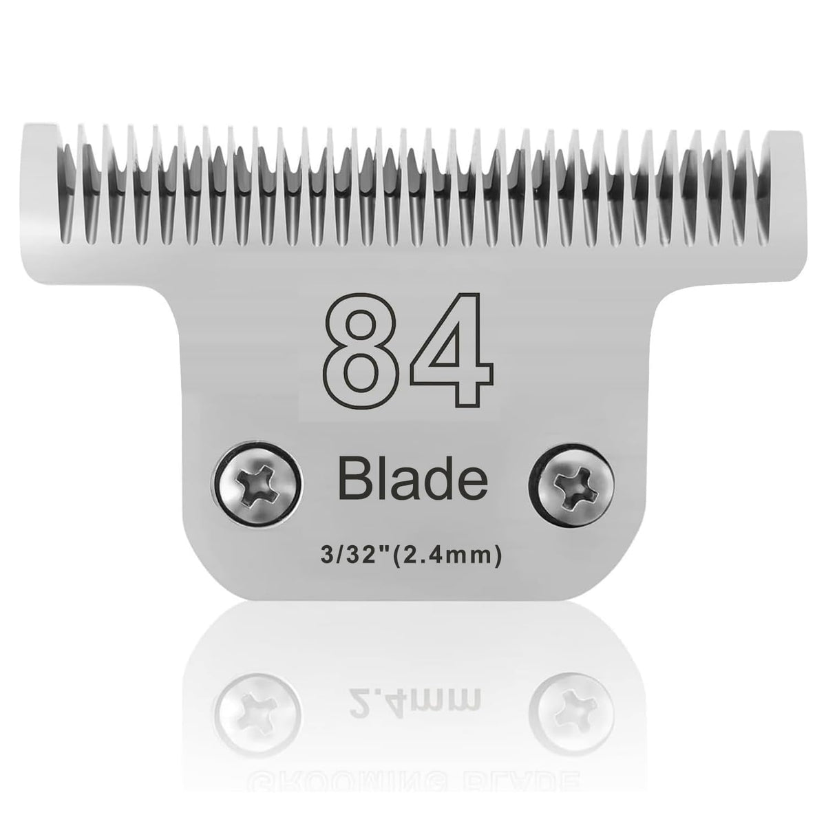 Audoc T84 blade pack front view showing bundled replacement blades for quick grooming