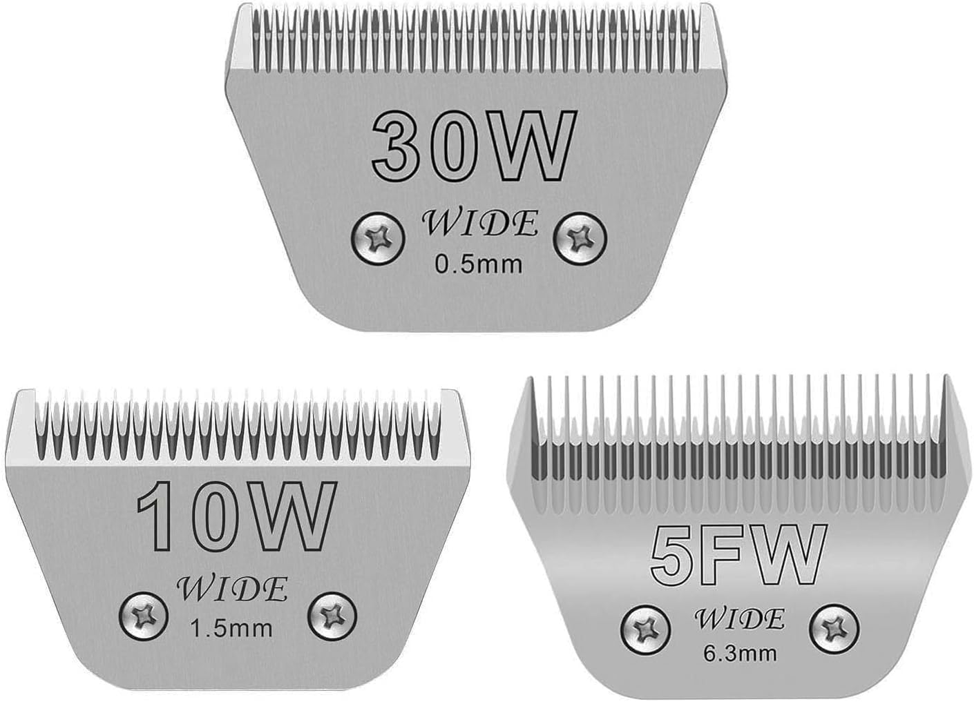 Audoc wide blades 10W closeup for precise pet grooming cuts