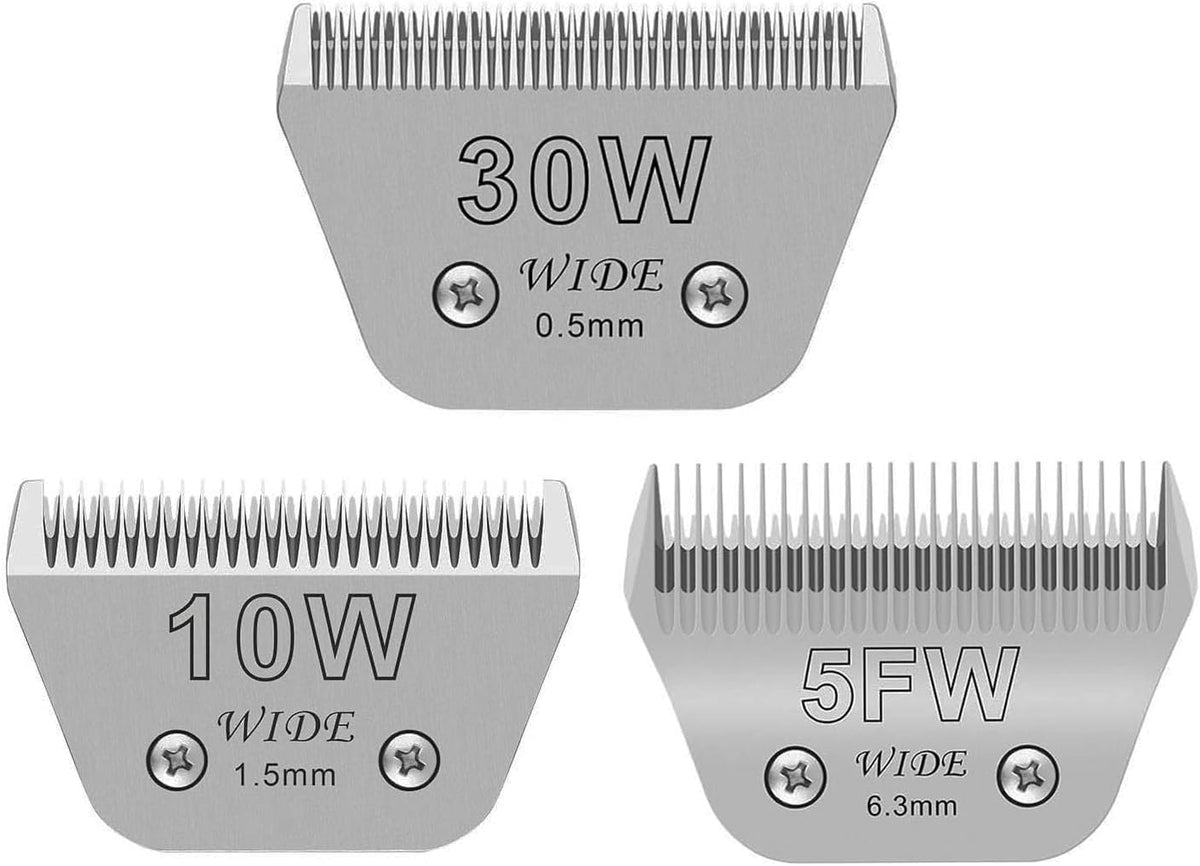 Audoc wide blades 10W closeup for precise pet grooming cuts