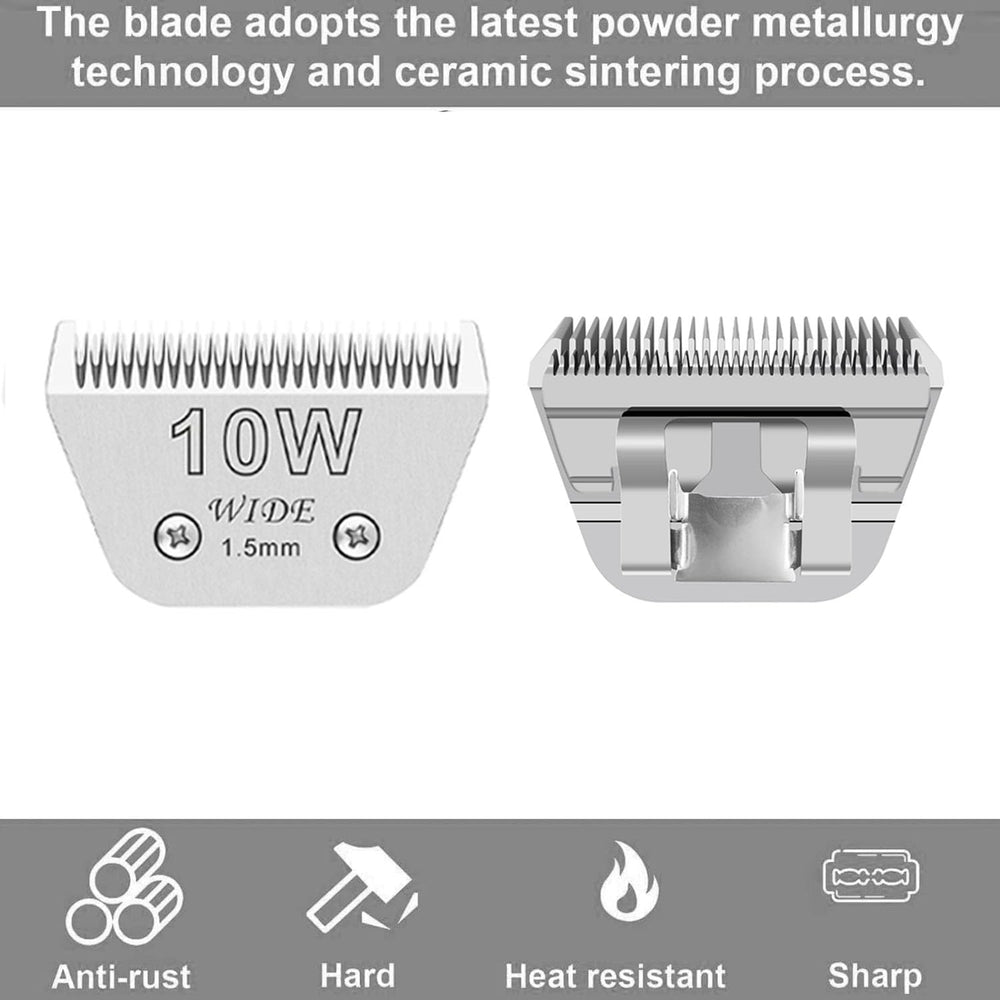 Audoc wide blades 5FW edge-detail closeup supports quick bulk trimming