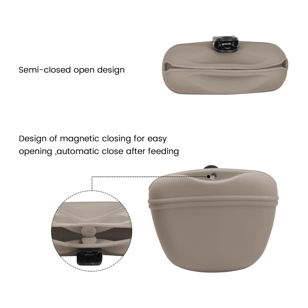 AUDWUD clip-on training bag keeps treats close during outdoor walks