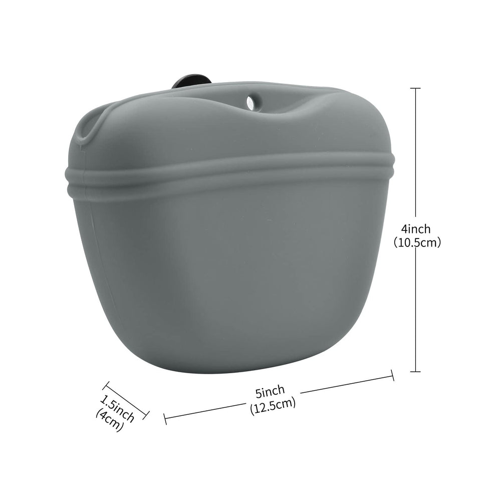 AUDWUD silicone dog treat pouch dishwasher-safe durability for hygienic maintenance