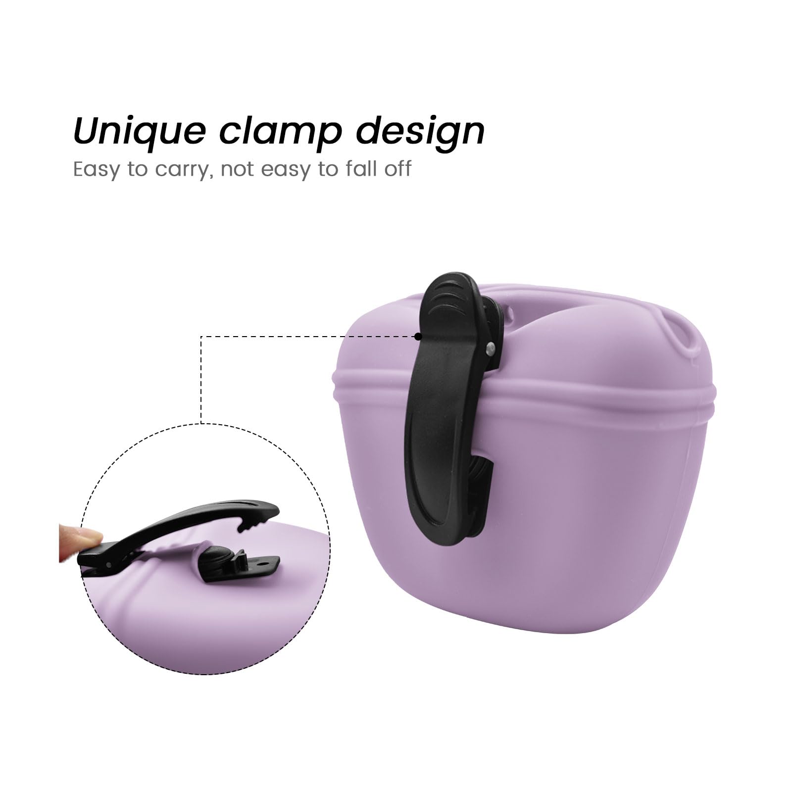 AUDWUD silicone pouch is dishwasher safe for thorough cleaning.