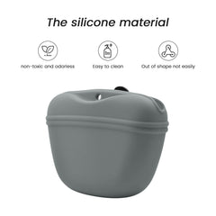 AUDWUD silicone dog treat pouch magnetic closure offers one-hand access during training