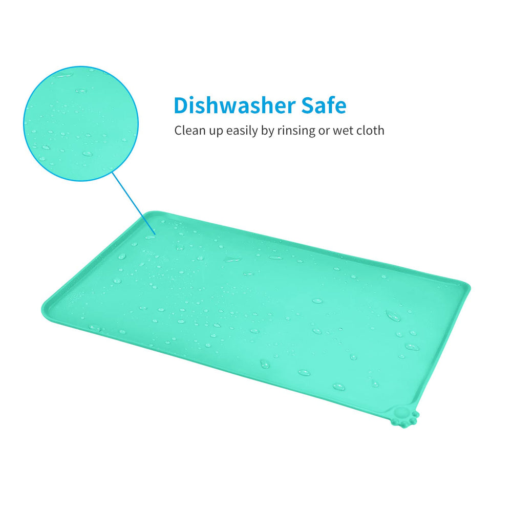 AUDWUD silicone mat is dishwasher safe for quick cleaning