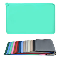 AUDWUD silicone feeding mat top view with anti-slip surface for stable feeding