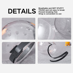Augegel adjustable muzzle with Velcro strap for a comfortable fit.