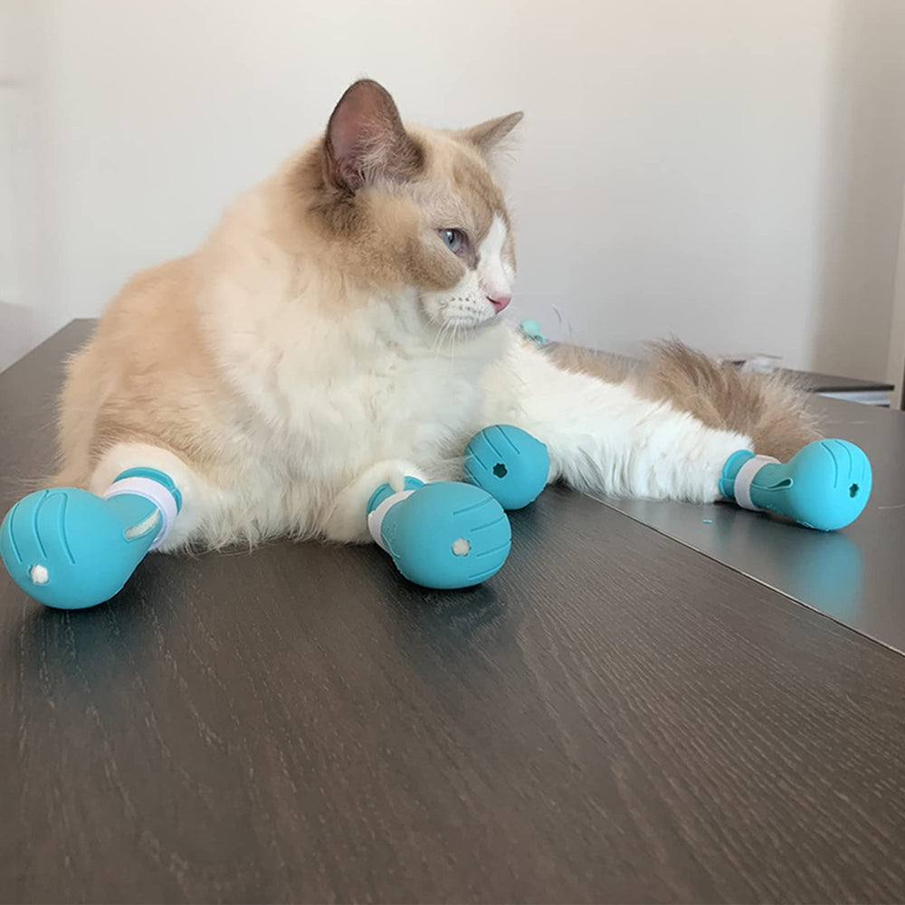 Augegel cat grooming kit in use during bath time for easier handling