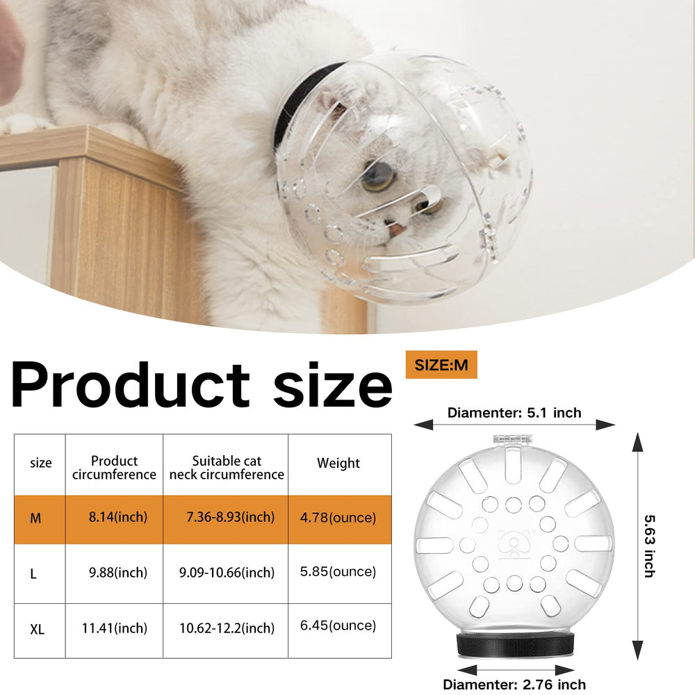 Augegel cat muzzle with breathable holes for easier breathing during procedures