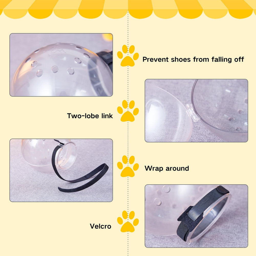 Augegel silicone boots with grip teeth prevent slipping during struggles.