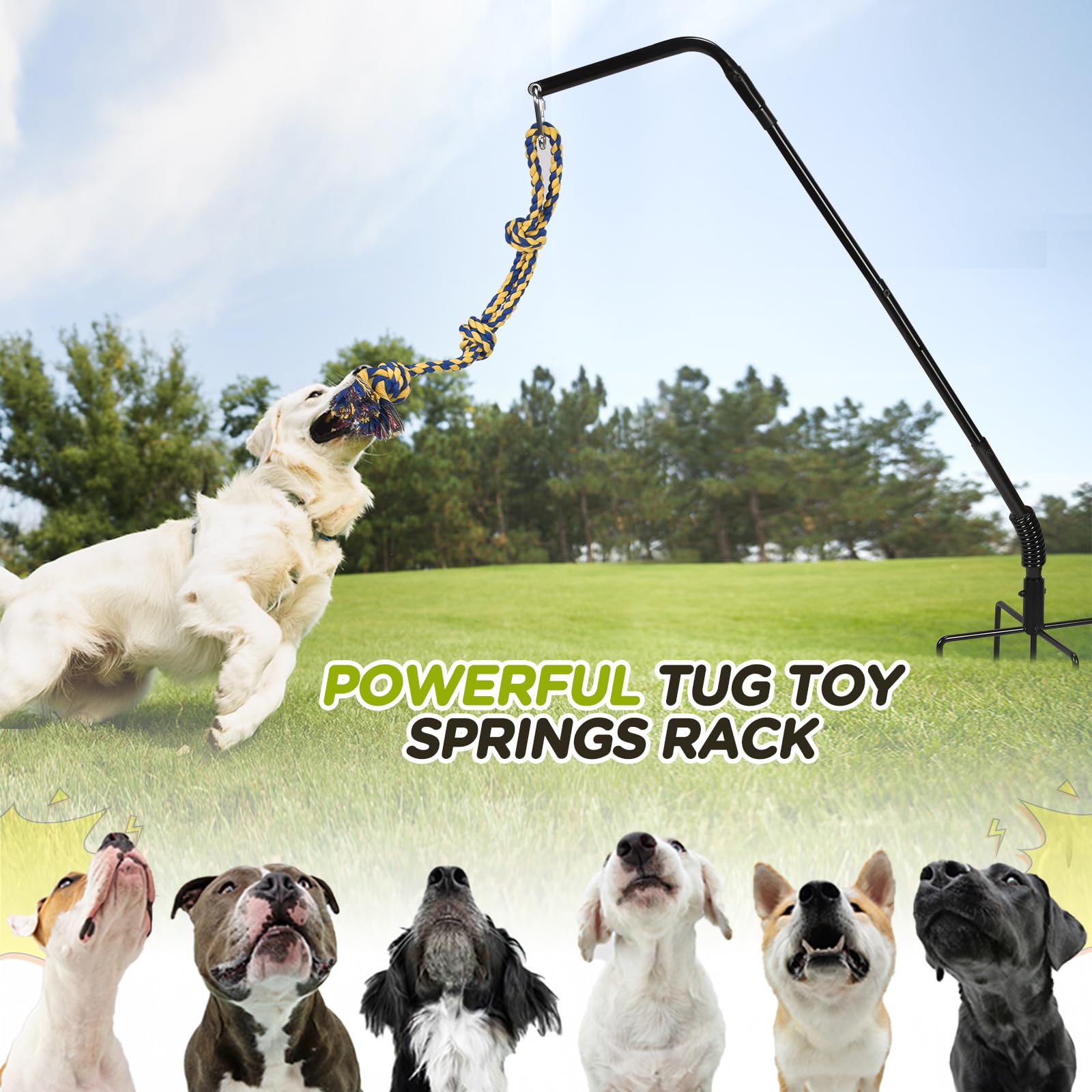 AugFir Tether care-friendly outdoor setup promotes safe play