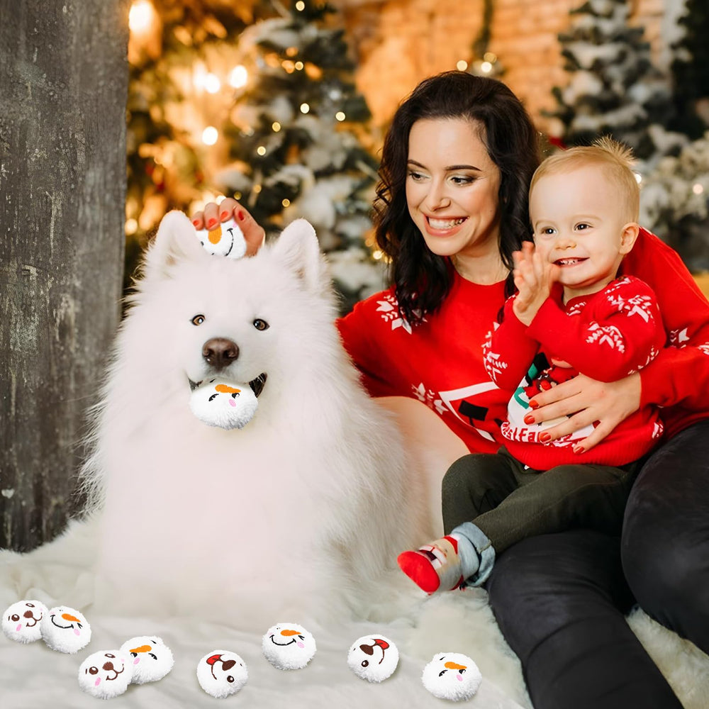 Auliand Christmas dog toy ball enhancing daily fun for dogs