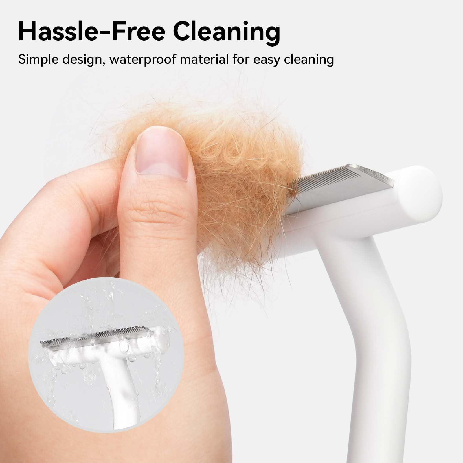 Aumuca deshedding brush suitable for both cats and dogs